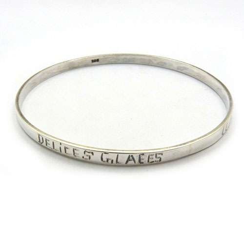 Sterling Silver Handmade Jewellery Traditional 925 Sterling Silver Bangle