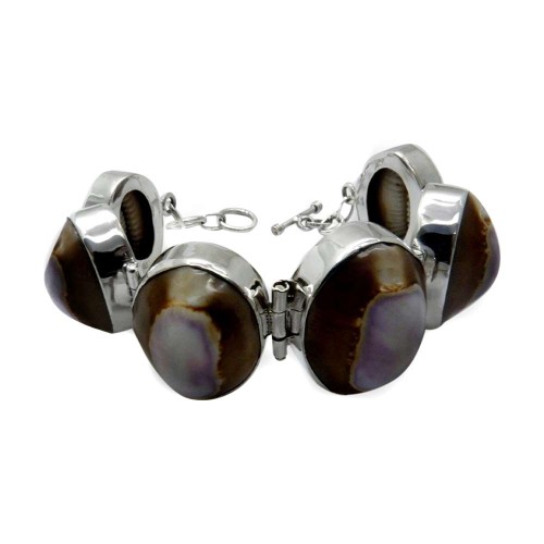 New Exclusive Style !! Shell 925 Sterling Silver Bracelet