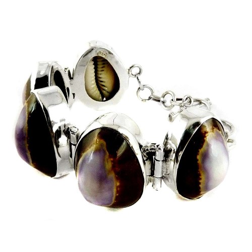 Amazing !! Shell 925 Sterling Silver Bracelet