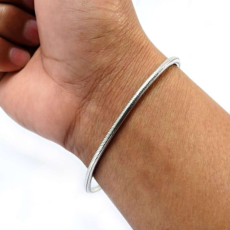 Buy 925 Sterling Silver Handmade Link Chain Bracelet for Online in India   Etsy