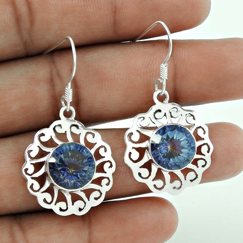 Big Special Moment! 925 Sterling Silver New Mystic Earrings Supplier India