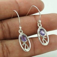 Lavender Dreams!! Amethyst 925 Sterling Silver Earrings Exporter