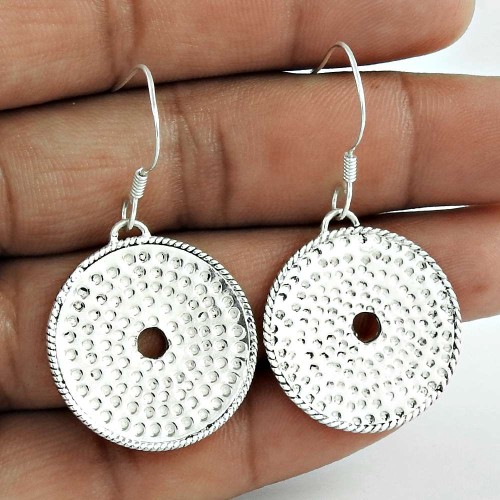Excellent !! 925 Sterling Silver Earrings Proveedor