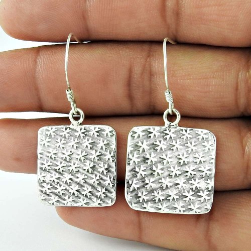 Passionate Modern Style Of!! 925 Sterling Silver Earrings Manufacturer