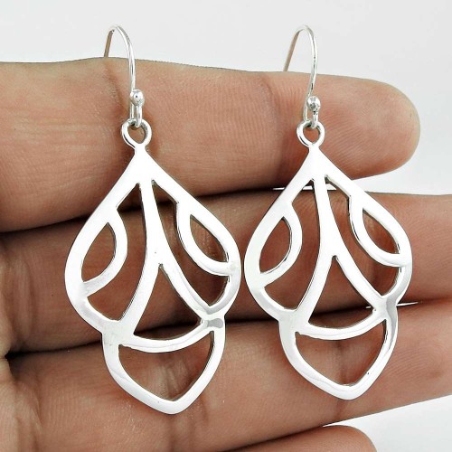 925 Sterling Silver Jewellery Traditional Silver Earrings Jewellery Wholesale Price
