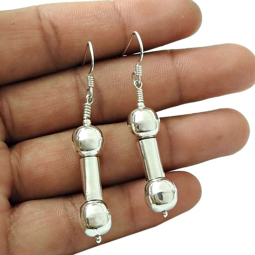 Personable 925 Sterling Silver Earrings 925 Silver Jewellery