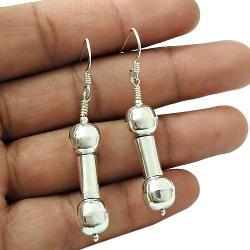 Excellent 925 Sterling Silver Earrings 925 Sterling Silver Vintage Jewellery