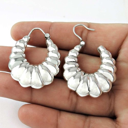 Lovely! 925 Sterling Silver Earrings De gros