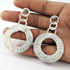 925 Sterling Silver Indian Jewellery Traditional Silver Earrings Jewellery Exporter India