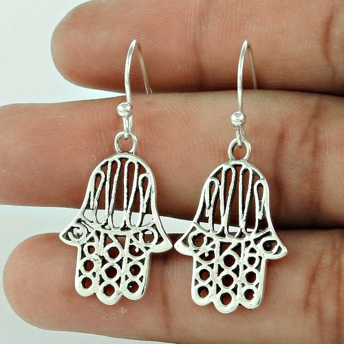 Passionate Modern Style Of!! 925 Sterling Silver Earrings Exporter