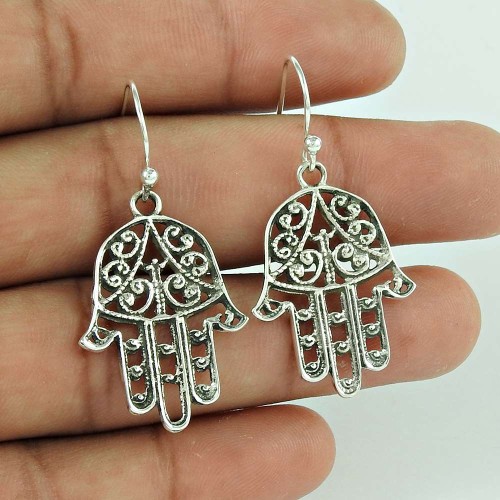 Fine!! 925 Sterling Silver Earrings Manufacturer India