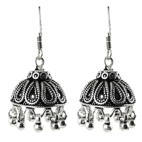 Big Secret Design ! 925 Sterling Silver Jhumka Earrings Exporter India