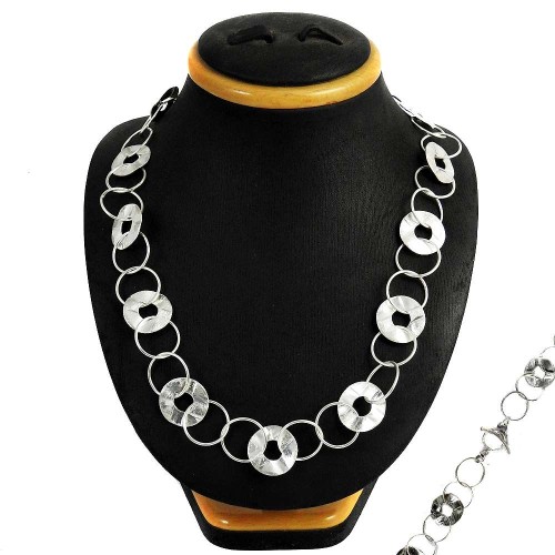 Charming 925 Sterling Silver Necklace Jewellery