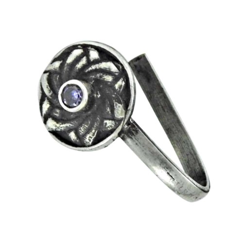 925 sterling silver antique jewelry Charming Amethyst Nose Pin Proveedor