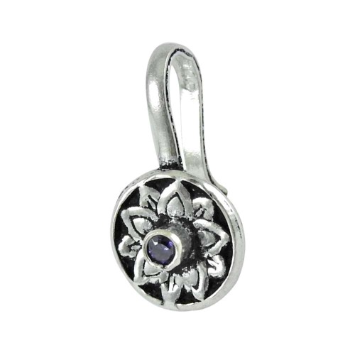925 sterling silver jewelry Rare Amethyst Nose Pin