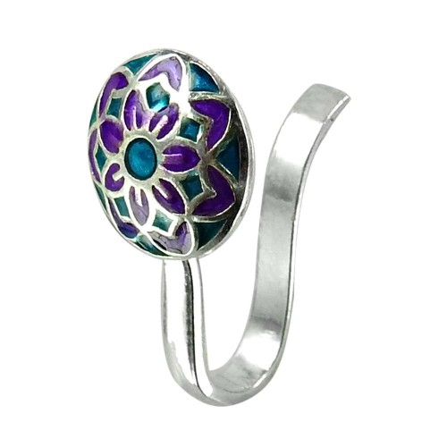 Pleasing Sterling Silver Inlay Nose Pin 925 Sterling Silver Jewellery Wholesaler