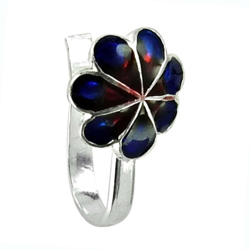 Stylish Sterling Silver Inlay Nose Pin Wholesale 925 Silver Handmade Jewellery