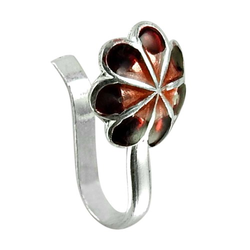 Beautiful Sterling Silver Inlay Nose Pin Handmade 925 Silver Jewellery Wholesale