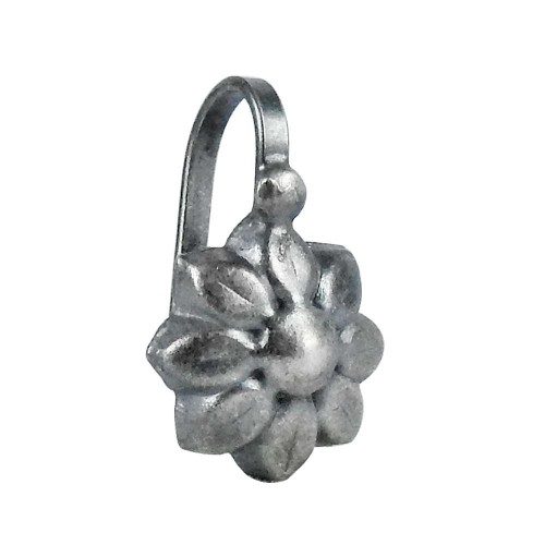 A Secret ! 925 Sterling Silver Handmade Flower Design Nose Pin Jewelry