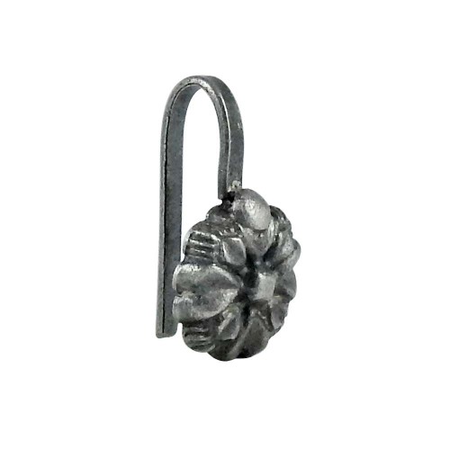 Fetching ! 925 Sterling Silver Handmade Flower Design Nose Pin Jewelry Manufacturer