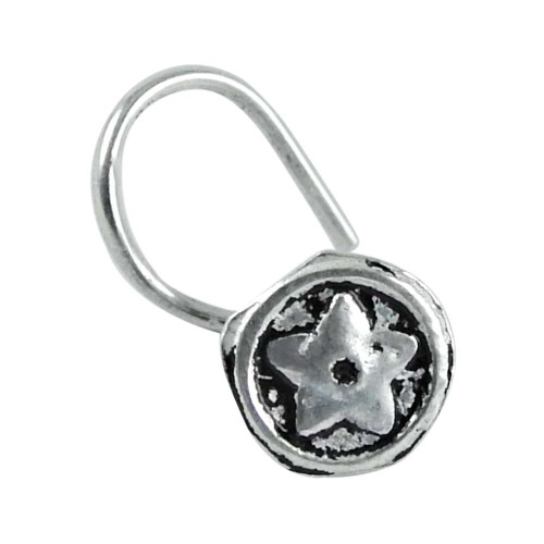 925 sterling silver Oxidised jewelry High Polish sterling silver Nose Pin Exporter