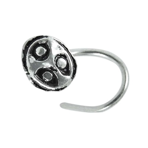 Ethnic sterling silver Nose Pin 925 sterling silver vintage jewelry