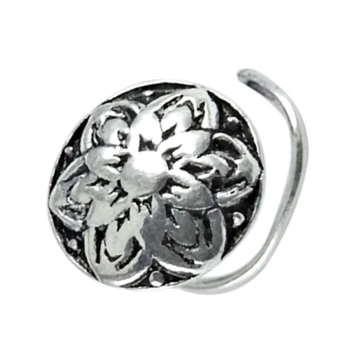 Sterling silver Oxidised jewelry Beautiful sterling silver Nose Pin