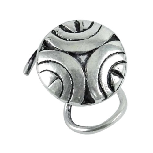 925 Sterling Silver jewelry Tribal sterling silver Nose Pin