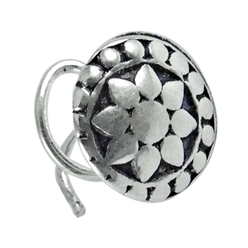 925 sterling silver Oxidised jewelry Ethnic sterling silver Nose Pin Exporter