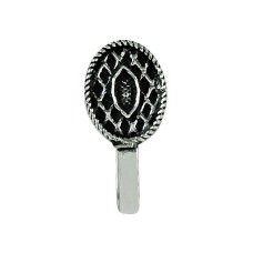 Graceful Oxidized 925 Sterling Silver Nose Pin Indian Jewellery
