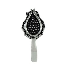 Lustrous 925 Sterling Silver Nose Pin Indian Ethnic Jewellery