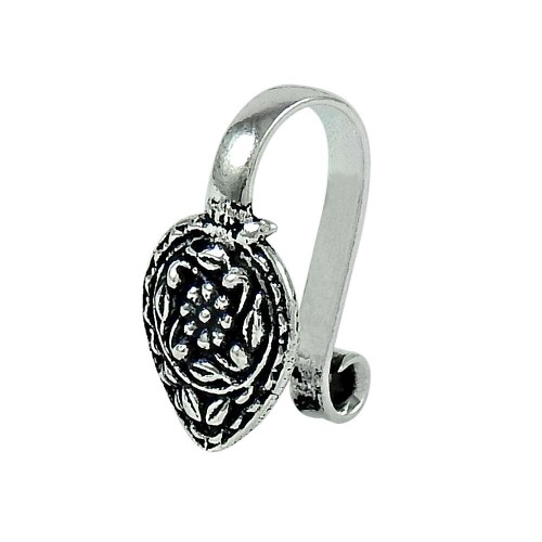 Trendy 925 Sterling Silver Nose Pin Indian Jewellery