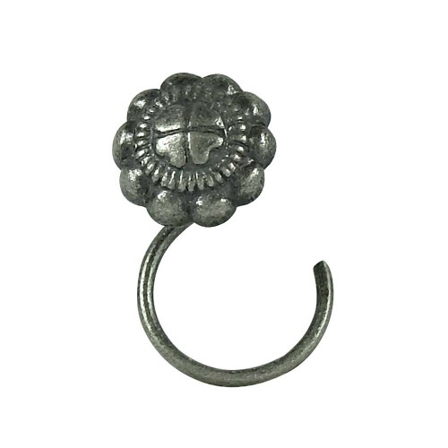Scenic Oxidized 925 Sterling Silver Nose Pin Fashion Jewellery