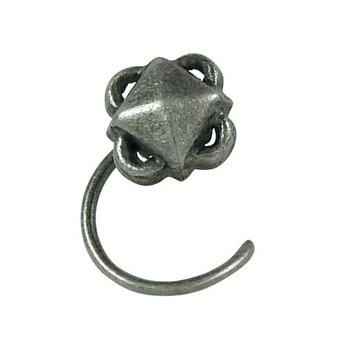 Scrumptious Oxidized 925 Sterling Silver Nose Pin Jewellery