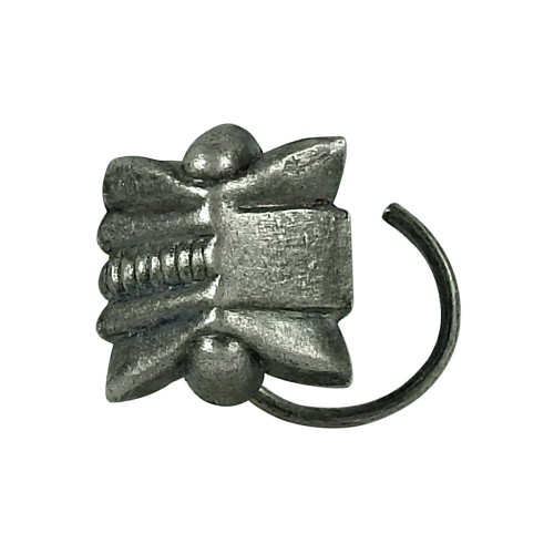 Amusable Oxidized 925 Sterling Silver Nose Pin Jewellery