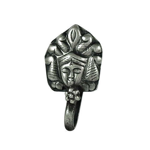 Daily Wear 925 Sterling Silver Nose Pin Goddess Jewellery