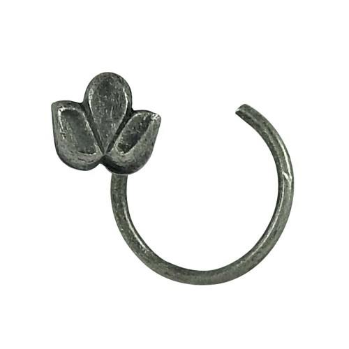 Fashion Oxidized 925 Sterling Silver Nose Pin Antique Jewellery