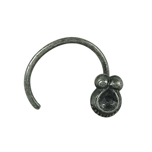 Party Wear 925 Sterling Silver Nose Pin Indian Jewellery