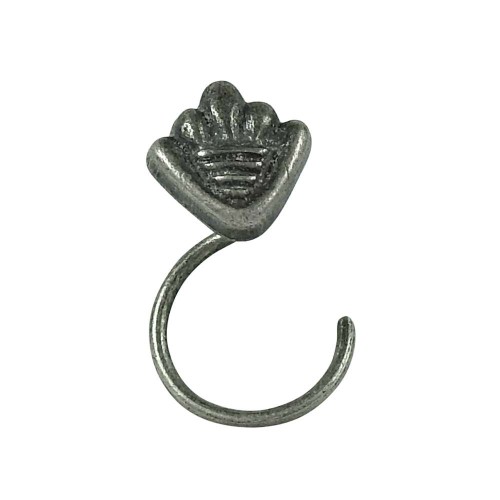 Trendy Oxidized 925 Sterling Silver Nose Pin Jewellery