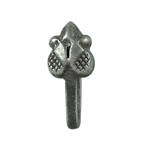 Graceful 925 Sterling Silver Nose Pin Indian Jewellery