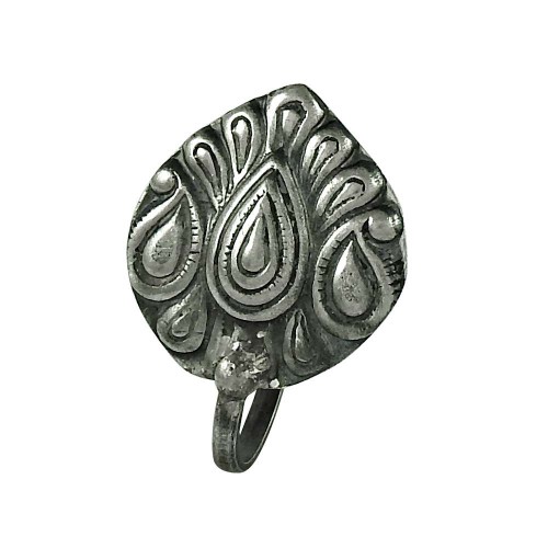 Well-Favoured 925 Sterling Silver Nose Pin Indian Jewellery