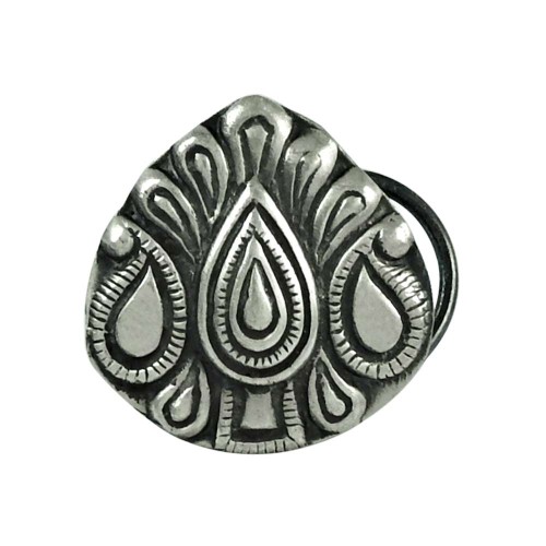 Designer 925 Sterling Silver Indian Nose Pin Jewellery