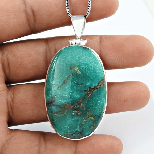 Awesome!! 925 Sterling Silver Turquoise Pendant