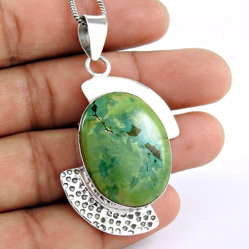 Passion! 925 Sterling Silver Turquoise Pendant