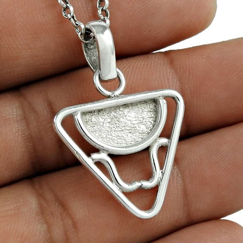 Natural Beauty! 925 Sterling Silver Pendant Wholesale Lieferant