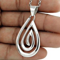 Classy Style!! 925 Sterling Silver Pendant