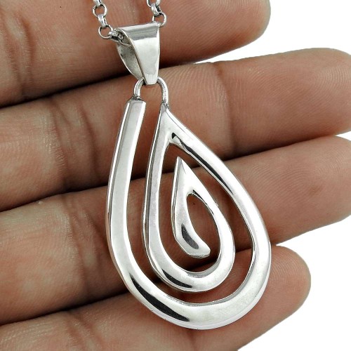 Big Special Moment!! 925 Sterling Silver Pendant