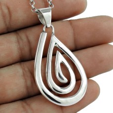 Victorian Style!! 925 Sterling Silver Pendant