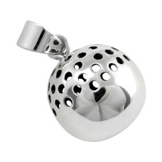 Sterling Silver Fashion Jewellery Charming 925 Sterling Silver Ball Pendant Großhandel