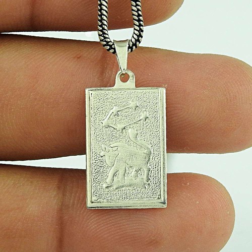 Well-Favoured 925 Sterling Silver Zodiac Pendant Jewellery